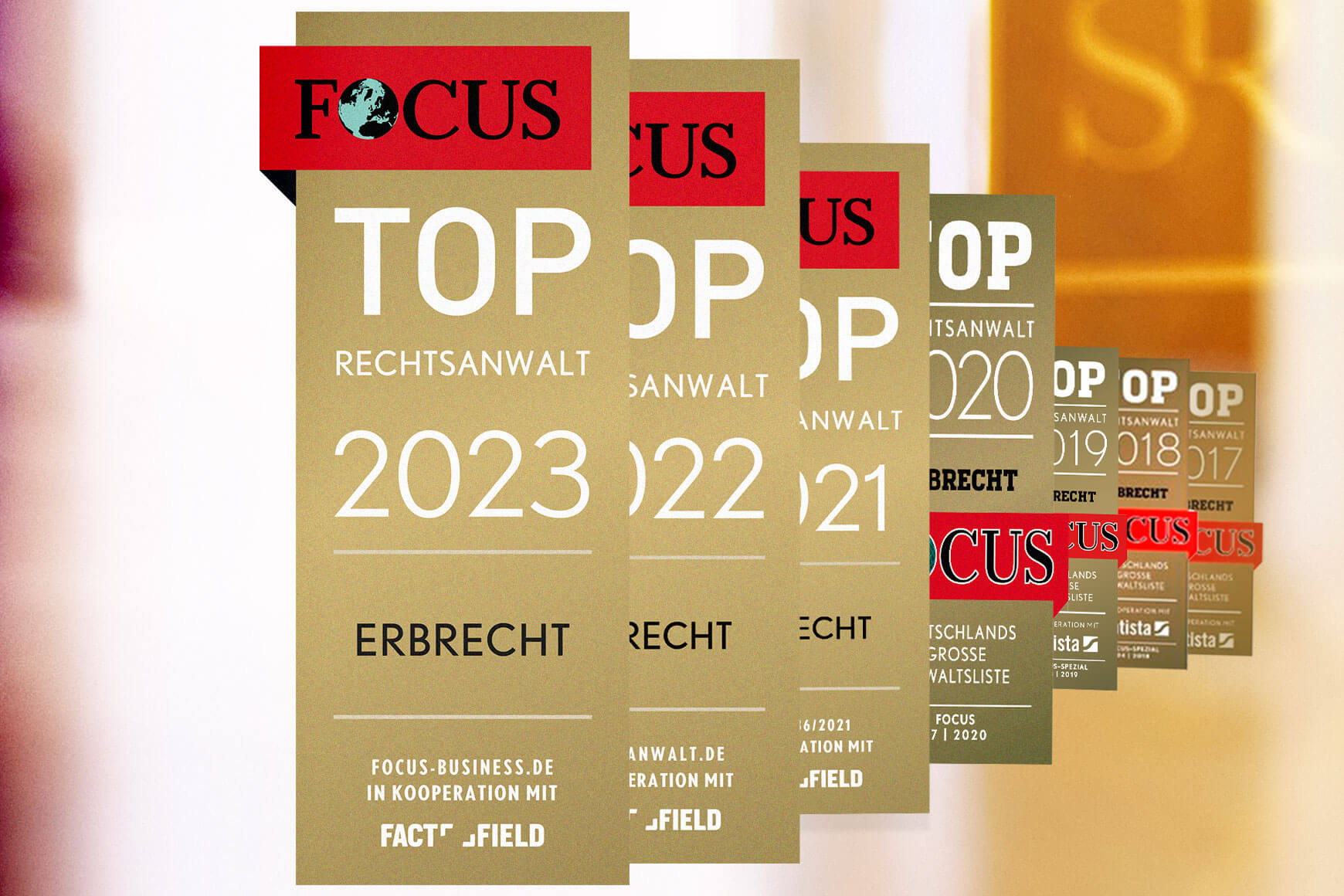 Markus Schuhmann ist TOP Anwalt Erbrecht 2023 bei FOCUS